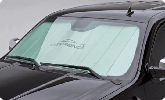 MOLLUDY Custom Car Front Windshield Sun Shade Cover Art Ladybug Tracks Car Windsheild Snow Cover Wiper Protector UV Rays Sun Visor 