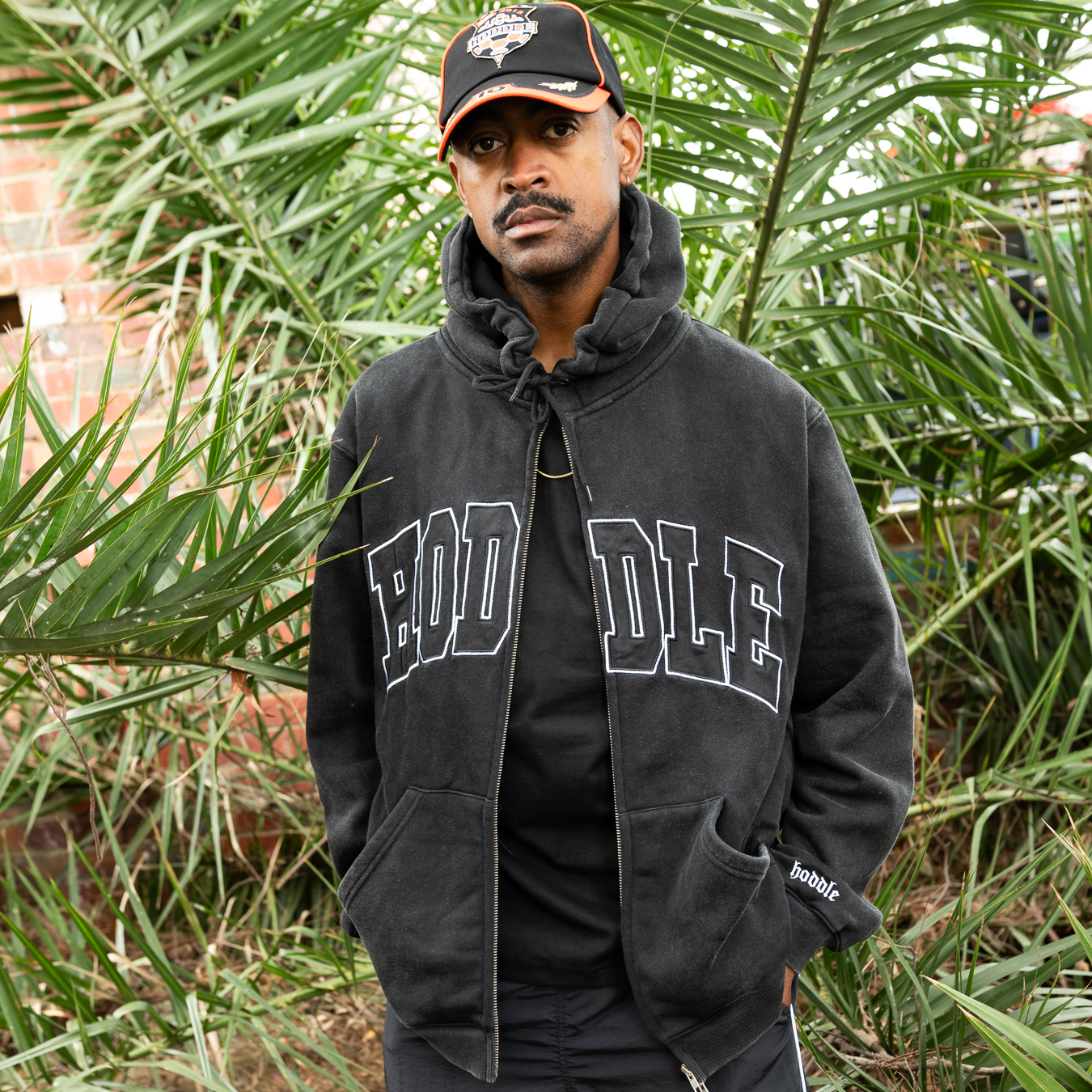 hoddle zip hoodie ホドルジップパーカー HODDLE FULL LENGTH ZIP HOOD GREY | HODDLE SKATEBOARDS